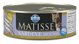 Консервы Farmina Matisse Cat Mousse Sardine для кошек мусс с сардинами