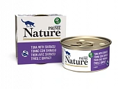 Банки Prime Nature для кошек с тунцом и ширасу в бульоне Банки Prime Nature для кошек с тунцом и ширасу в бульоне
