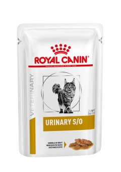 Паучи Royal Canin Urinary S/O для кошек при МКБ в соусе 