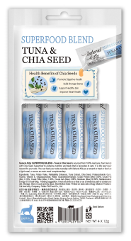 Лакомство Pettric Cherie крем-суп для кошек с тунцом и семенами чиа