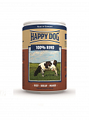 Консервы Happy Dog для взрослых собак всех пород 100% Говядина 