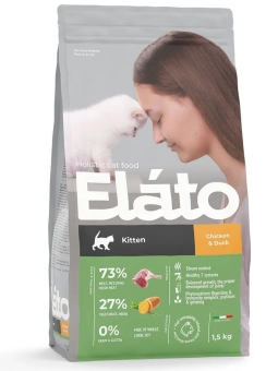 Корм Elato Holistic Kitten Chicken & Duck для котят с курицей и уткой
