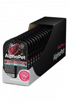 Ламистеры Alphapet Superpremium для кошек с чувствительным пищеварением с уткой и клюквой