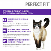 Сухой Корм Perfect Fit для кошек для поддержания здоровья почек с лососем