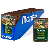 Паучи Monge BWild Grain Free для кошек крупных пород с мясом буйвола и овощами беззерновые Паучи Monge BWild Grain Free для кошек крупных пород с мясом буйвола и овощами беззерновые
