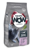 Корм Alphapet WOW Superpremium для взрослых домашних кошек и котов с уткой и...