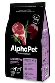 Корм Alphapet Superpremium для взрослых собак средних пород с чувствительным...