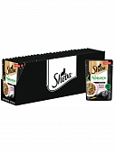 Паучи Sheba Nature's Collection для кошек из лосося с цельным горошком в соусе Паучи Sheba Nature's Collection для кошек из лосося с цельным горошком в соусе