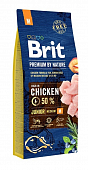 Сухой Корм Brit Premium By Nature Adult Medium для собак средних пород с курицей Сухой Корм Brit Premium By Nature Adult Medium для собак средних пород с курицей