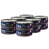 Банки Brit Premium by Nature для кошек с чувствительным пищеварением с мясом индейки