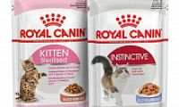 Скидка на паучи для кошек и собак марки Royal Canin!