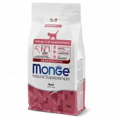 Сухой Корм Monge Cat Speciality Line Monoprotein для котят и беременных кошек, из говядины Сухой Корм Monge Cat Speciality Line Monoprotein для котят и беременных кошек, из говядины