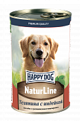 Консервы Happy Dog Natur Line для собак с телятиной и индейкой 410г