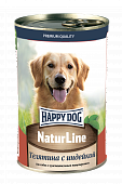Консервы Happy Dog Natur Line для собак с телятиной и индейкой 410г Консервы Happy Dog Natur Line для собак с телятиной и индейкой 410г