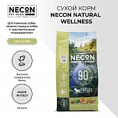 Сухой Корм Necon Natural Wellness Senior & Delicate Duck and Rice для пожилых собак мини пород с чуствит. пищ. с уткой и рисом