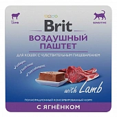 Ламистеры Brit Premium Sensitive Воздушный паштет для кошек с чувствительным пищеварением с ягнёнком Ламистеры Brit Premium Sensitive Воздушный паштет для кошек с чувствительным пищеварением с ягнёнком