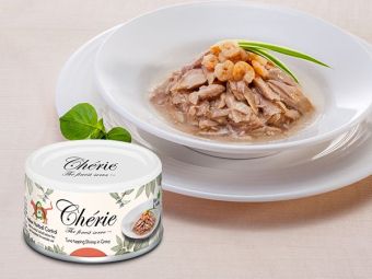 Банки Pettric Cherie Hairball Control для кошек стунцом и креветками