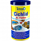 Корм TetraCichlid XL Flakes основной для цихлид и других крупных рыб в виде крупных хлопьев