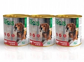 Банки Frais Holistic Dog для собак с говядиной в желе