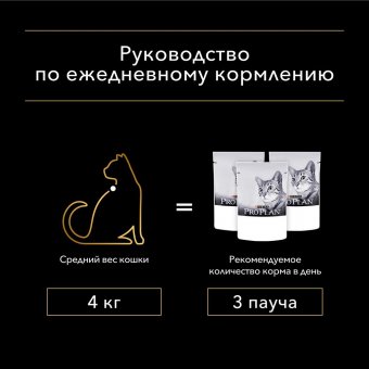 Влажный корм PRO PLAN® Nutri Savour® для взрослых кошек, кусочки с ягненком, в желе, Пауч