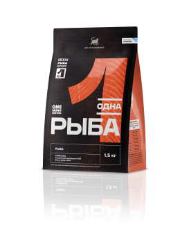 Корм Одно Мясо для взрослых кошек с рыбой
