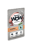 Паучи Alphapet Wow для стерилизованных кошек индейка