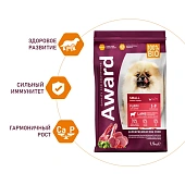 Сухой Корм Award для щенков от 1 меси кормящих сук мелких и мин. пород с ягненком и индейкой с брокколи и брусникой Сухой Корм Award для щенков от 1 меси кормящих сук мелких и мин. пород с ягненком и индейкой с брокколи и брусникой
