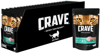 Паучи Crave для взрослых кошек с кроликом