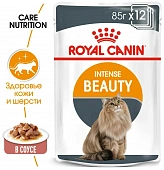 Royal Canin Intense Beauty корм консервированный для взрослых кошек, соус