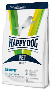 Корм Happy Dog Vet Struvit для собак. Ветеринарная диета для растворения струвитных камней