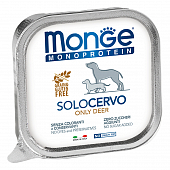 Ламистеры Monge Dog Monoprotein Solo для собак паштет из оленины