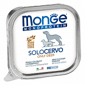 Ламистеры Monge Dog Monoprotein Solo для собак паштет из оленины Ламистеры Monge Dog Monoprotein Solo для собак паштет из оленины