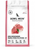 Сухой Корм Bowl Wow для щенков средних пород с индейкой, ягнёнком, рисом и брусникой