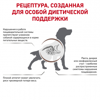 Royal Canin Gastrointestinal корм сухой диетический для взрослых собак при расстройствах пищеварения