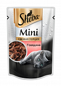 Паучи Sheba Mini для кошек. С говядиной