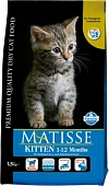Сухой Корм Farmina Matisse Kitten для котят с курицей и рыбой Сухой Корм Farmina Matisse Kitten для котят с курицей и рыбой