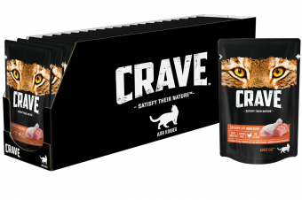Паучи Crave для взрослых кошек с курицей